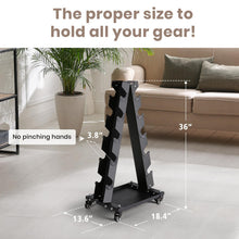 Load image into Gallery viewer, LIONSCOOL Premium Solid Steel Dumbbell Rack Stand Only,  (Medium, 300 LBS)
