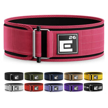 Load image into Gallery viewer, Self-Locking Weight Lifting Belt (Extra Small, Miami Pink)
