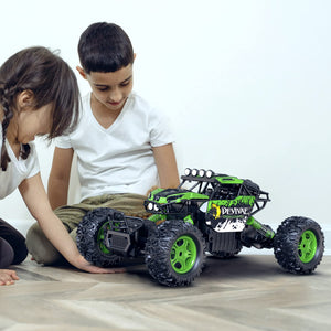1:12 Large RC Cars for Boys with Upgraded Lifting Function, 2.4GHz 4WD Remote Control Car Toy Gifts 20km/h Monster Truck (Green)