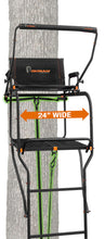 Load image into Gallery viewer, OL'MAN 17' Final Shot Extra Wide Jaw &amp; Truss Hunting Ladder Tree Stand
