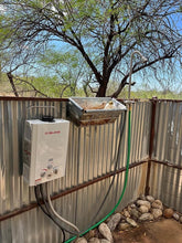 Load image into Gallery viewer, GASLAND BE264 Tankless Water Heater Propane 10L, 2.64GPM Outdoor Propane Shower for Camping &amp; Off Grid, 68,000BTU, Digital Display, Overheating Protection, Easy Installation
