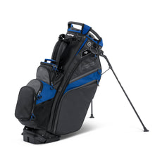 Load image into Gallery viewer, Bag Boy Chiller Pro Hybrid Golf Stand Bag, 15 Way Top with Full Length Individual Dividers, Rubberized Putter Well, Removable Cooler, 8 Zippered Pockets, Black/Royal/Charcoal
