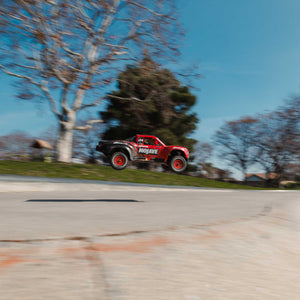 ARRMA RC Truck Mojave GROM 4x4 Smart Small Scale Desert Truck, RTR (with Battery and Charger Included) Red/Black ARA2104T1