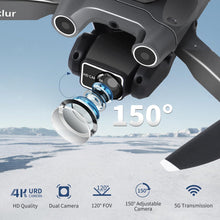 Load image into Gallery viewer, GPS Drone with 4K Camera for Adults, FPV Drones for Kids, Foldable RC Quadcopter with Brushless Motor, 2 Batteries 40 Mins Long Flight
