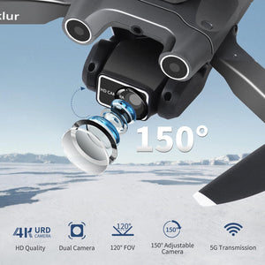 GPS Drone with 4K Camera for Adults, FPV Drones for Kids, Foldable RC Quadcopter with Brushless Motor, 2 Batteries 40 Mins Long Flight