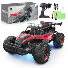 Load image into Gallery viewer, 1:16 Scale Remote Control Car, 20 Km/h High Speed Remote Control Truck Off Road RC Monster Vehicle with LED

