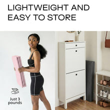 Load image into Gallery viewer, Stakt – Foldable Multi-Purpose Fitness &amp; Yoga Mat with Patented Design, Workout Mat with Non-Slip Surface, Portable &amp; Lightweight, For Studio or Home Use, As Seen on Shark Tank (Rosewater)
