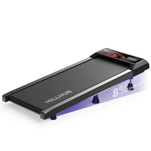 Load image into Gallery viewer, 2.5 HP Quiet Under Desk Treadmill with 8% Incline - N4054SB-Red/Black
