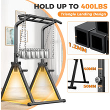 Load image into Gallery viewer, ZENOVA Pull Up Bar Dip Bar - Foldable with 400 LBS Weight Capacity

