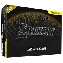 Load image into Gallery viewer, LostGolfBalls - Srixon SR Z Star Golf Balls, Mint, Yellow, 12 Pack
