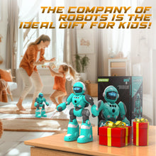 Load image into Gallery viewer, Robot Toys for Kids, Programmable Remote Control Robot with Magic Record Voice Function (Blue)
