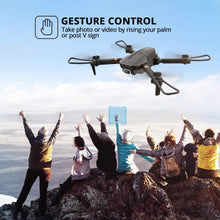 Load image into Gallery viewer, 4DRC V4 Foldable Mini Drone with Camera - 1080P HD Drone with Stable Hover, Gravity Control, Auto-Follow, Trajectory Flight,One Key Take Off, 2 Batteries
