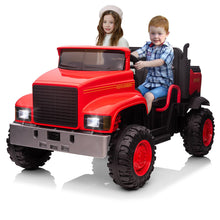 Load image into Gallery viewer, Ride On Truck for Kids 24V Ride On Car with Remote Control Electric UTV Vehicles with Dump Bed, 4WD Power 4x200W Motors
