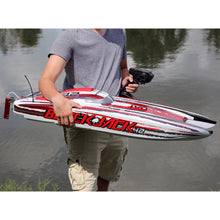 Load image into Gallery viewer, Pro Boat RC Blackjack 42&quot; 8S Brushless Catamaran RTR Battery and Charger Not Included White/Red
