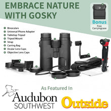 Load image into Gallery viewer, Gosky 8x42 Binoculars for Adults High Powered with Phone Adapter and Tripod
