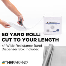 Load image into Gallery viewer, THERABAND Resistance Band, Silver, Super Heavy, 50-Yard Roll, Elastic Band for Strength-Silver
