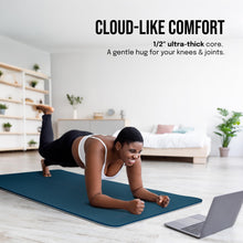 Load image into Gallery viewer, Gogokiwi Extra Wide Yoga Mat for Men Women (72"L x 36"W x 1/2" Thick) Non Slip Fitness &amp; Exercise Mat with Alignment Marks for Yoga, Pilates, Stretch &amp; Floor Workouts
