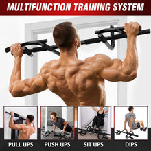 Load image into Gallery viewer, Pull Up Bar for Doorway - Multi-Grip Chin Up Bar
