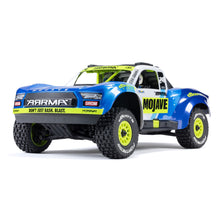 Load image into Gallery viewer, RC Truck Mojave GROM 4x4 Smart Small Scale Desert Truck, RTR (with Battery and Charger Included) Blue/White ARA2104T2
