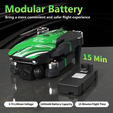 Load image into Gallery viewer, Drone with Camera 4K for Adults, 270° Obstacle Avoidance, Brushless Motor Drones Foldable RC Quadcopter with Optical Flow Positioning (Green)

