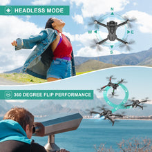 Load image into Gallery viewer, MSMV 4K HD Camera Drones, Wireless RC Toys for Boys Girls,Charcoal Black
