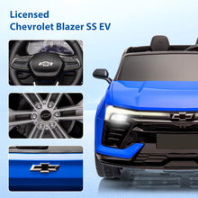 Load image into Gallery viewer, Baby Car 24V 2-Seater SUV Licensed Chevrolet Blazer Ride On Toy w/Parent Remote Control,4xSpring Suspension, Blue
