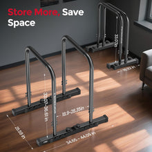 Load image into Gallery viewer, SPORTSROYALS DP2 Dip Station, 600LBS Heavy Duty Dip Bar

