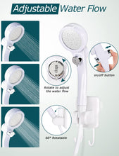 Load image into Gallery viewer, innhom Portable Camping Shower, 6000mAh Rechargeable Camp Shower Pump with LED Display, IPX7 Waterproof &amp; 2 Spray Modes Electric Outdoor Shower for Hiking, Pet Bathing, Car Washing
