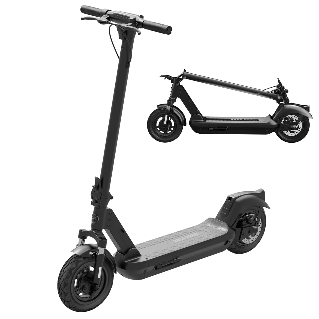 Series Boss R800 Foldable Electric Scooter with 800W Motor, 24 mph Max Speed, 10” Self-Sealing Tubeless Tires, and 28 Mile Range