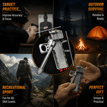 Load image into Gallery viewer, Professional Auto Slingshot for Adults, Semi-Automatic Aluminum Alloy Repeating Sling Shot
