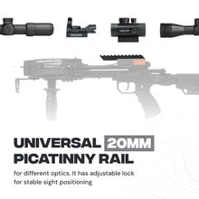 Load image into Gallery viewer, BALLISTA BAT L-Stock Crossbow, 300 FPS, 130 lb, Hunting Bowfishing Target
