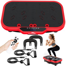 Load image into Gallery viewer, Zoomsnail Vibration Plate Exercise Machine, 8000 Vibrations/min Adjustable Fitness Platform, 400 Lbs Capacity Extra Large Size Vibrating Platform with Bluetooth for Weight Loss, Women &amp; Men, Valentine
