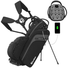 Load image into Gallery viewer, Sturdum 14 Way Golf Stand Bag with Rubber T-Lock and Phone Charger Pocket
