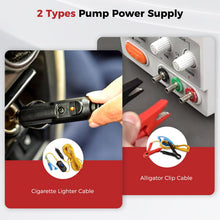 Load image into Gallery viewer, CAMPLUX Portable Propane Water Heater 2.64 GPM, Camping Water Heater with 3.3 GPM Water Pump Kit &amp; Pipe Strainer, 68,000 BTU, BD264P120
