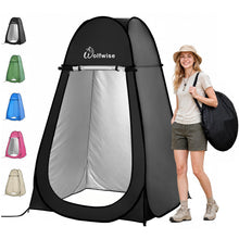 Load image into Gallery viewer, WolfWise Pop Up Shower Tent for Camping Essentials, Compact &amp; Lightweight
