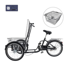 Load image into Gallery viewer, Bruce &amp; Shark Multi-Purpose 3 Wheel Tricycle with Large Basket, 20 Inches Wheel,Rear Brake,Bearing Weight 330lbs
