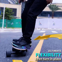 Load image into Gallery viewer, Electric Skateboard with Remote，Carver Skateboard with Carving Truck, 26&quot; Land Surfskate, 350W Brushless Motor, Max 12.4 MPH, Max Load 155Lbs
