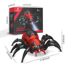 Load image into Gallery viewer, Remote Control Spider Kids Toys - Realistic RC Spider, Music Effect, LED Light, Toys for 3 4 5 6 7 8 9 10 11 12+ Year Old Boys/Girls, Red
