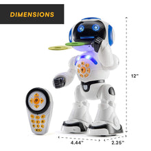 Load image into Gallery viewer, Programmable LED RC Robot Toys - Interactive 12-inch Tall Dancing and Talking Robot for Kids
