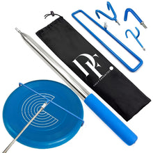 Load image into Gallery viewer, Daily Favorites DF 4-in-1 Disc Golf Retriever Pole - 16-ft Telescopic Stainless Steel, Disc Golf Disc Retriever with Hooks Suction-Cup Carry Bag - Disc Golf Accessories for Water Trees Bushes.
