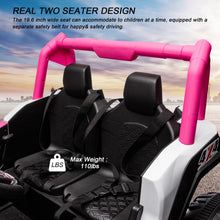 Load image into Gallery viewer, 24V XL 2 Seater Ride On Car for Kids, 4WD/2WD Switchable Off-Road Utv w/Remote Control, Pink
