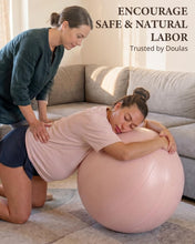 Load image into Gallery viewer, Trideer Pregnancy Birthing Ball, 1.7mm Extra Thick Yoga Ball for Maternity, 1000LB Anti-Burst Non-Slip Stability Ball
