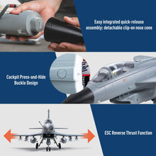 Load image into Gallery viewer, RC Jets 64mm J10 EDF Fighter Jet with Reflex Vigorous Dragon Rc Airplanes for Adults (NO Transmitter Batteries and Charger)
