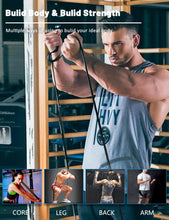 Load image into Gallery viewer, Resistance Bands, Pull Up Assist Bands - Workout Bands, Eexercise Bands, Long Resistance Bands Set for Working Out, Fitness, Training, Physical Therapy for Men Women - Black
