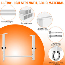 Load image into Gallery viewer, HWOOUSA 48" Ceiling Mount Pull Up Bar (White)
