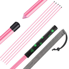 Load image into Gallery viewer, FINGER TEN Golf Alignment Sticks 43 Inch 5 Pack with Stick Cover (5 Pink)
