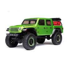 Load image into Gallery viewer, RC Truck SCX24 Jeep Gladiator 4 Wheel Drive Rock Crawler Brushed RTR Nothing Needed to Complete Ready-to-Run Green
