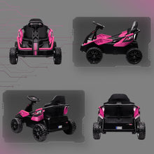 Load image into Gallery viewer, 24V Ride on Car for Big Kids, Battery Powered Electric UTV, 3.7MPH Toddler Electric Go Kart, Aged 3-8 Years Old, Pink
