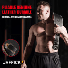 Load image into Gallery viewer, Genuine Leather Weight Lifting Belt - 6 inch brown
