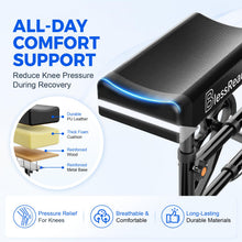 Load image into Gallery viewer, Economy Knee Scooter Steerable Knee Walker for Foot Injuries Compact Crutch Alternative with Dual Braking System (Black)
